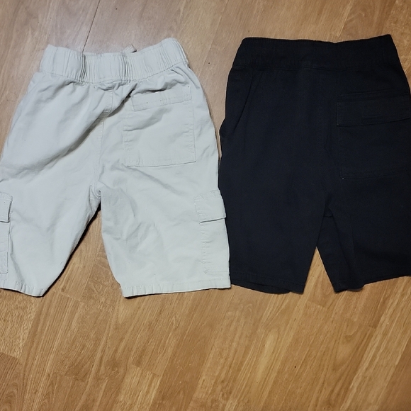 Kids Cargo Shorts Set - Black and Tan Size 8 - Picture 4 of 4